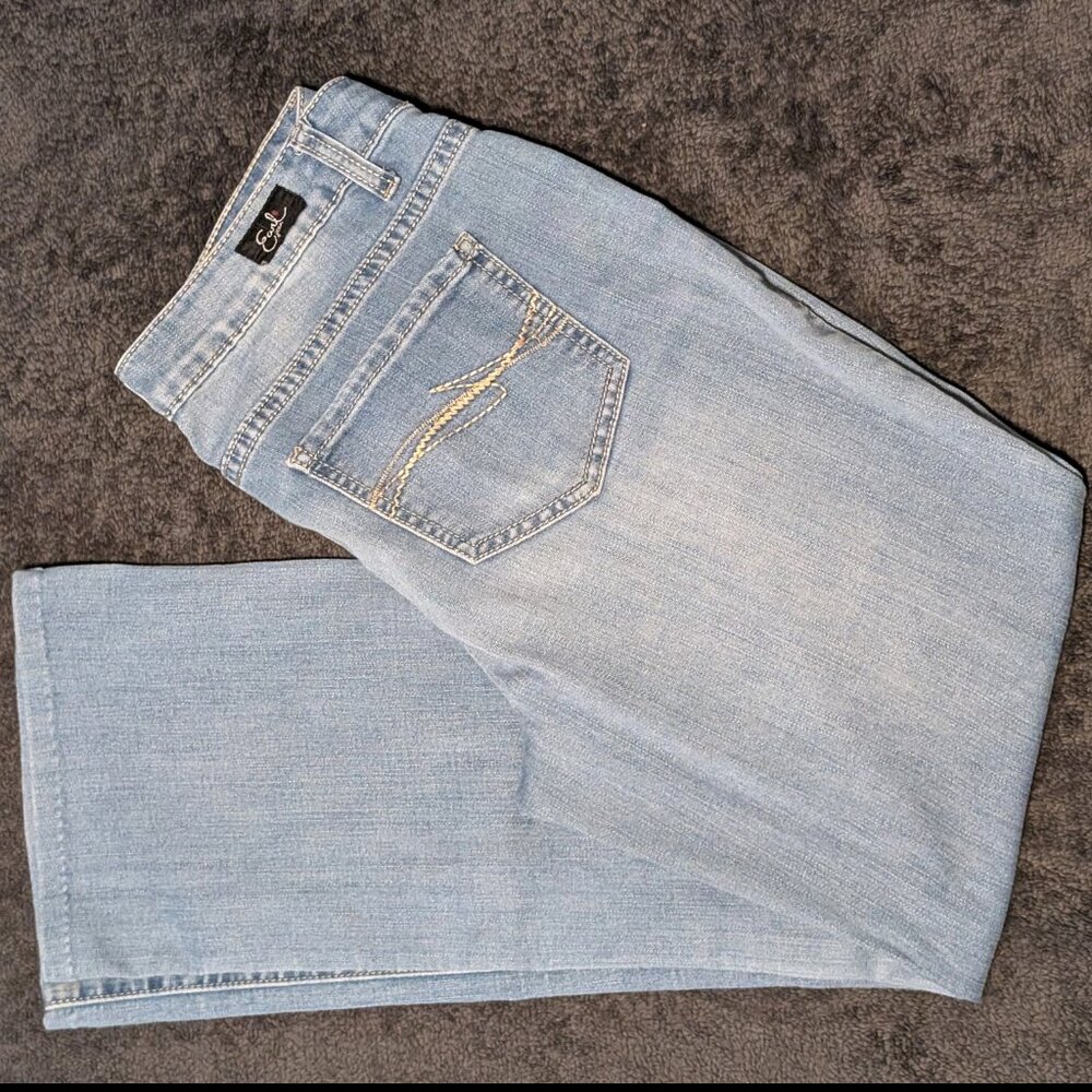 Earl Jeans Light Wash Bootcut Women's Denim, Size 6 - Picture 3 of 4